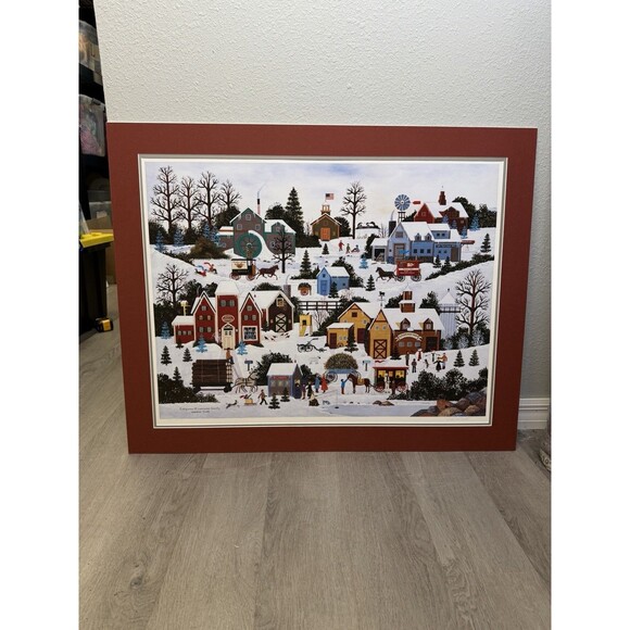 Jane Wooster Scott Evergreens of Lancaster County Hand signed Lim Ed Lithograph